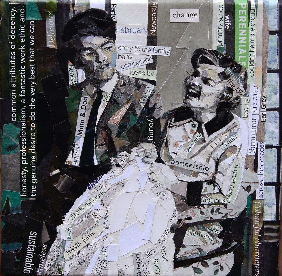 Collage pet portrait